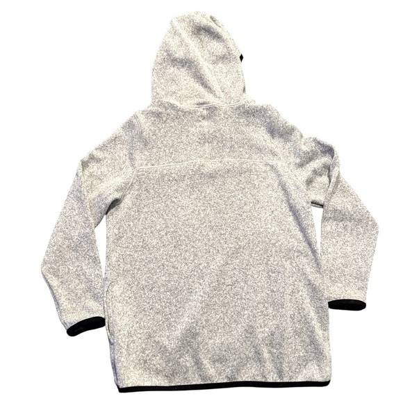 Nike Men's Heather Gray Hoodie Sweater Size Large Zip Chest Pocket - Picture 5 of 12